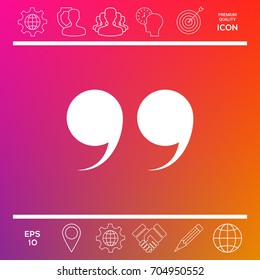 Quote symbol