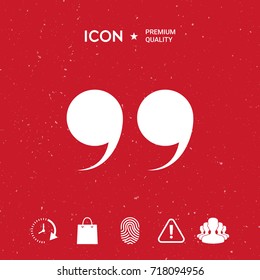 Quote symbol