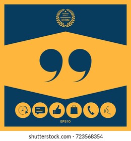 Quote symbol