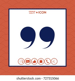 Quote symbol