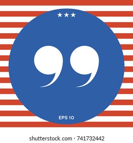 Quote symbol