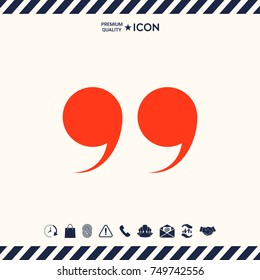 Quote symbol