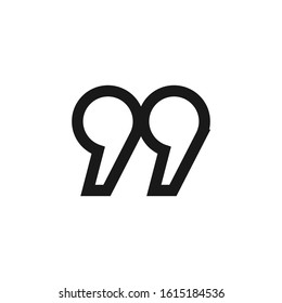 Quote Symbol for Graphic Design Projects