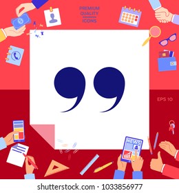 Quote symbol icon