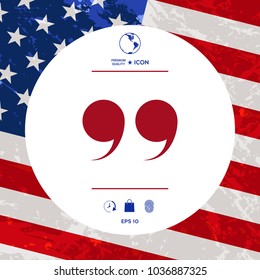 Quote symbol icon