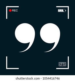 Quote symbol icon
