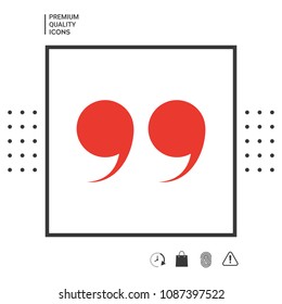 Quote symbol icon
