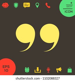 Quote symbol icon
