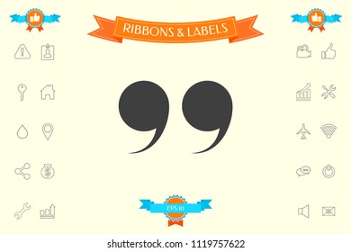 Quote symbol icon