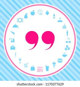 Quote symbol icon