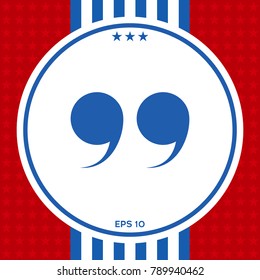 Quote symbol icon