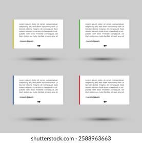 Quote template presentation minimalist for social media post design