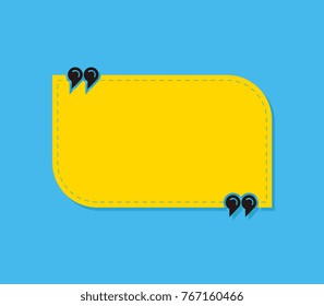 Quote template for text