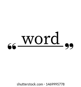 quote text box on white background vector illustration