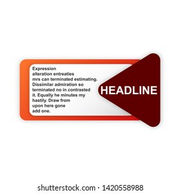 Quote text bubble. Commas, note, message and comment. Creative quote. Quote template for your design