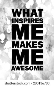 Quote Typographical galaxy Background, retro design. Hipster creative poster