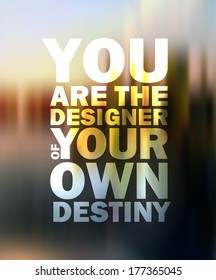 Quote Typographical landscape Background, vector design.