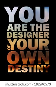 Quote Typographical landscape Background, vector design.