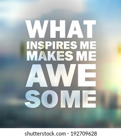 Quote Typographical landscape Background, vector design.