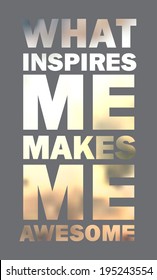 Quote Typographical landscape Background, vector design.