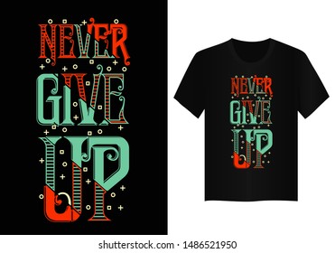 Quote  typography t shirt design