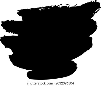 Quote Vector Abstract Grunge Brush Hand Drawn Texture in Black Color Sketch Simple Pattern isolated on White Background Grange Doodle Shape