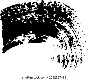 Quote Vector Abstract Grunge Brush Hand Drawn Texture in Black Color Sketch Simple Pattern isolated on White Background Grange Doodle Shape