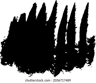Quote Vector Abstract Grunge Brush Hand Drawn Texture in Black Color Sketch Simple Pattern isolated on White Background Grange Doodle Shape