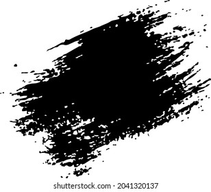 Quote Vector Abstract Grunge Brush Hand Drawn Texture in Black Color Sketch Simple Pattern isolated on White Background Grange Doodle Shape