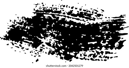 Texto dibujado a mano de pincel de Grunge abstracto de vectores de cotización en negro esbozo de color Sencillo patrón aislado en forma de doodle de barniz de fondo blanco
