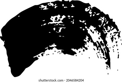 Quote Vector Abstract Grunge Brush Hand Drawn Texture in Black Color Sketch Simple Pattern isolated on White Background Grange Doodle Shape