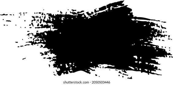 Quote Vector Abstract Grunge Brush Hand Drawn Texture in Black Color Sketch Simple Pattern isolated on White Background Grange Doodle Shape