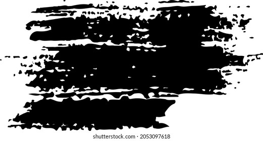 Quote Vector Abstract Grunge Brush Hand Drawn Texture in Black Color Sketch Simple Pattern isolated on White Background Grange Doodle Shape