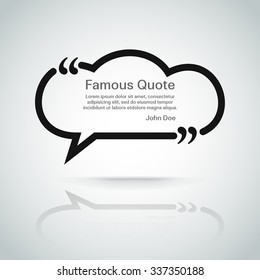 quote vector border