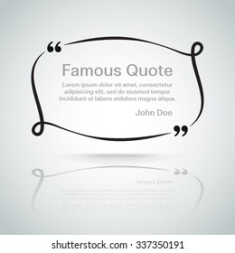 quote vector border