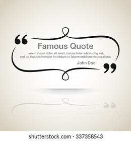 quote vector border