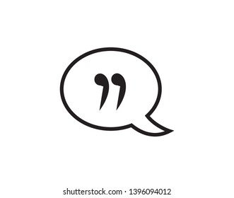 Quote vector icon - Vector 