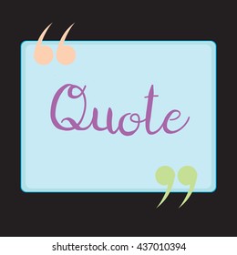 quote web elements for magazine or site.