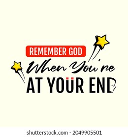 Quote When Conditions Are Falling, Sign As A Reminder To God