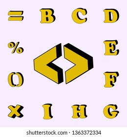 quotes, 3D icon. 3D words icons universal set for web and mobile