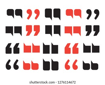 Quotes abstract background for dialogue. Blockquote chat vector