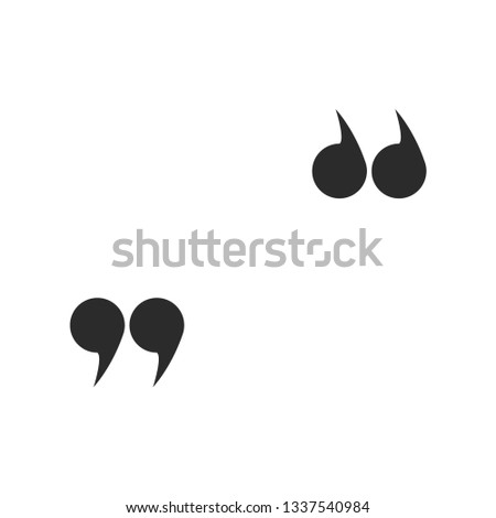 Quotes abstract background for dialogue. Blockquote chat vector.