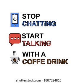 Citas de diseño de amante del café. Fácil de editar con archivo vectorial. Puede usar para su contenido creativo. Especialmente en la decoración de las paredes.