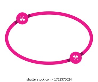 Citas con diseño oval de comunicación, conversación de discusión de mensajes y tema de conversación Ilustración vectorial