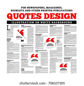 Newspaper Quotes Images, Stock Photos & Vectors | Shutterstock