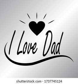 Quotes for Father's Day use the basic colors of black and white