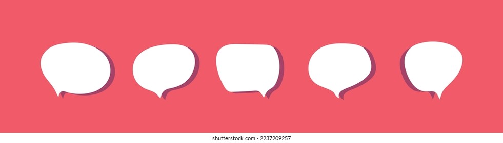 Quotes frames. Quote remark, mention quotations frame and callout text template. Talk remark quotation frames, citation memo or dialog box bubble. Isolated vector symbols set. 10 EPS.