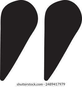 Quotes Icon Vector Illustration Simple