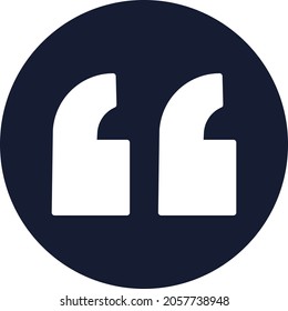 Quotes Isolated Vector icon which can easily modify or edit

