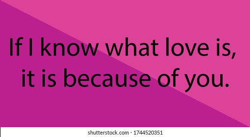 Quotes Love simple clip art vector illustration